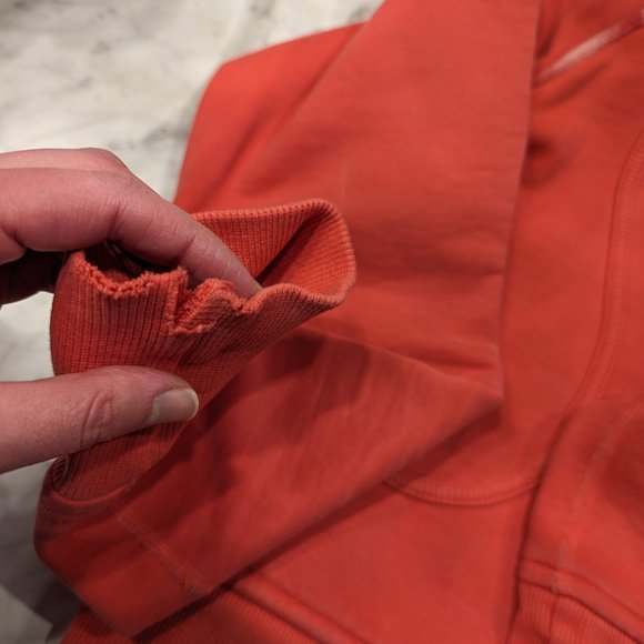 Lululemon Vintage Scuba Hoodie Women size 8 Pink - Picture 10 of 10